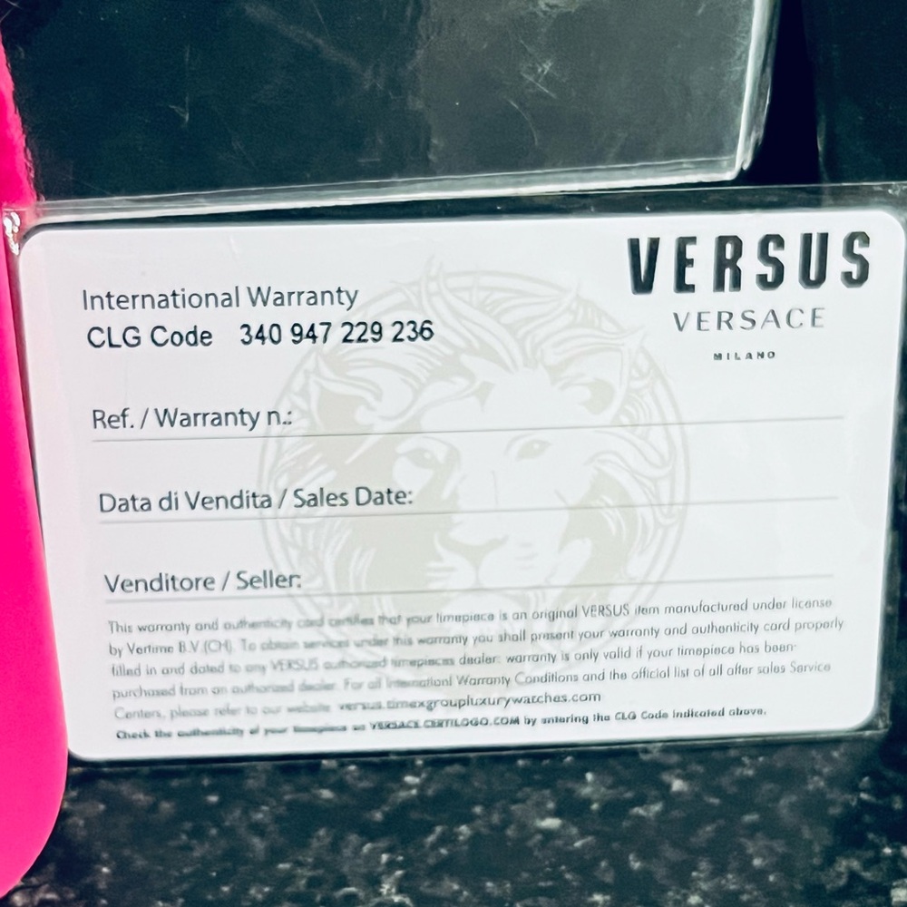 Versus Versace Silicone Watch with Matching Round Case NWT - Picture 5 of 5